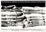 AGoF 299-512: Plakat zur Ausstellung "Swiss Paper Art" im Vilnius Art Center